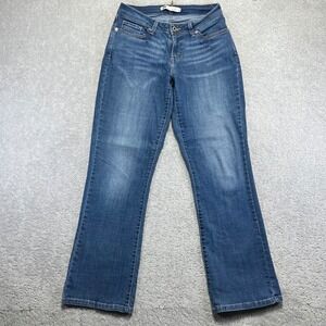 Levis 529 Jeans Womens 8 Curvy Bootcut Blue Medium Wash Denim Stretch Mid Rise